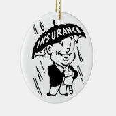 ヴィンテージの保険の人 セラミックオーナメント (右)