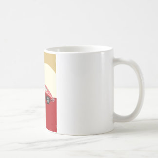 ヴィンテージの優秀性 – 356車のポスターレッド コーヒーマグカップ