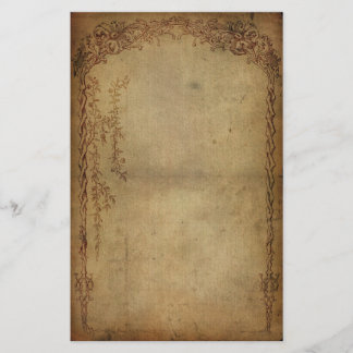 ヴィンテージの優雅の暗闇 便箋