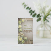 ヴィンテージの優雅の美しい名刺 名刺 (スタンド正面)