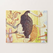 ヴィンテージの児童図書のイラストレーションのだちょう ジグソーパズル (横)