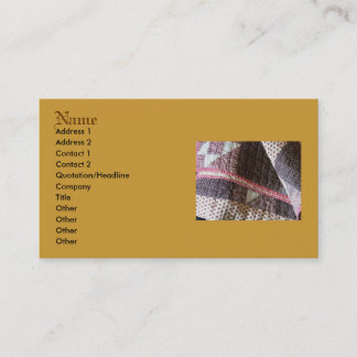 ヴィンテージの内戦のキルトの名刺 名刺