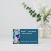 ヴィンテージの再販売またはフリーマーケットベンダー任意の写真 名刺 (スタンド正面)