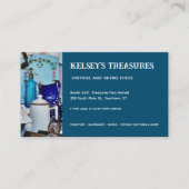 ヴィンテージの再販売またはフリーマーケットベンダー任意の写真 名刺 (正面)