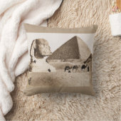 ヴィンテージの写真が付いている枕 クッション (ブランケット)