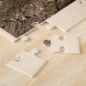 ヴィンテージの写真によるトロイNYの地図(1881) ジグソーパズル (側面)