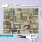 ヴィンテージの写真のコラージュ 薄葉紙 (クラフト)