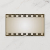 ヴィンテージの写真のフィルムのストリップ 名刺 (裏面)
