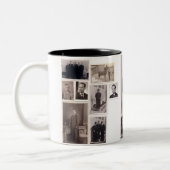 ヴィンテージの写真のマグ ツートーンマグカップ (左)