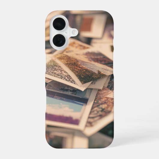 ヴィンテージの写真の山 iPhone 16ケース (裏面)