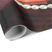 ヴィンテージの写真の組合せはの時計上がり、本、そして砂の ラッピングペーパー (ロールコーナー)