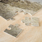 ヴィンテージの写真は先住民のアメリカ人のインド人のチーフだった ジグソーパズル (側面)