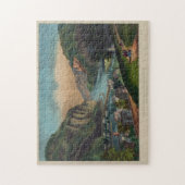 ヴィンテージの写真イラストレーションハーパーズフェリーWV ジグソーパズル (縦)