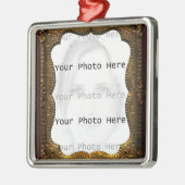 ヴィンテージの写真フレーム メタルオーナメント (左)