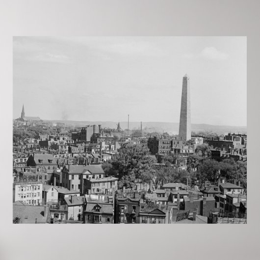 ヴィンテージの写真：チャールズタウン ポスター (正面)