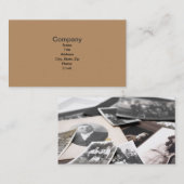 ヴィンテージの写真 名刺 (正面/裏面)