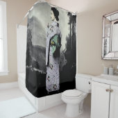 ヴィンテージの写真:  芸者女の子 シャワーカーテン (インサイチュ)