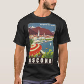 ヴィンテージの写真ASCONA Tシャツ (正面)