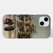 ヴィンテージの冬のクリスマスシーン Case-Mate iPhoneケース (裏面 (横))