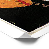 ヴィンテージの冬のダボス旅行広告 ポスター (角)