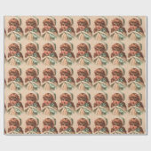 ヴィンテージの冬の失敗 ラッピングペーパー (フラット)