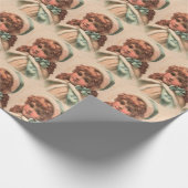 ヴィンテージの冬の失敗 ラッピングペーパー (角)