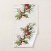 ヴィンテージの冬の果実 バスタオルセット (ハンドタオル)