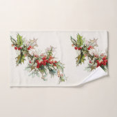 ヴィンテージの冬の果実 バスタオルセット (ハンドタオル)