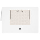 ヴィンテージの冬の花柄 (裏面横)