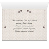 ヴィンテージの冬の花柄 (内部横(下))