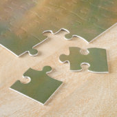 ヴィンテージの冬の雪そりライダー ジグソーパズル (側面)