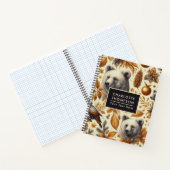 ヴィンテージの冬動物 ノートブック (内部)