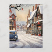 ヴィンテージの冬 ポストカード (正面)