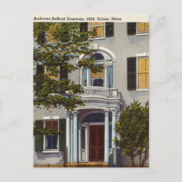ヴィンテージの出入り口， 1818，サレム，マサチューセッツ ポストカード