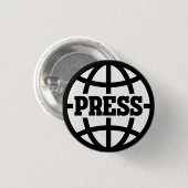 ヴィンテージの出版物パスボタン 缶バッジ (正面&裏面)