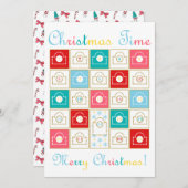 ヴィンテージの出現のカレンダー シーズンカード (正面/裏面)