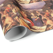 ヴィンテージの出生の絵画 ラッピングペーパー (ロールコーナー)