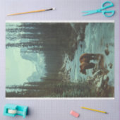 ヴィンテージの切り離し 薄葉紙 (クラフト)