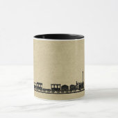 ヴィンテージの列車のマグ マグカップ (中央)