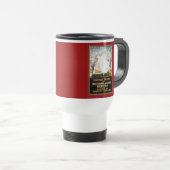 ヴィンテージの列車旅行ポスター芸術 トラベルマグ (正面右)