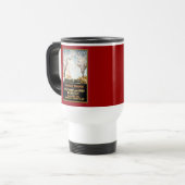 ヴィンテージの列車旅行ポスター芸術 トラベルマグ (正面左)