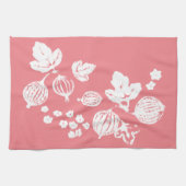 ヴィンテージの刺激を受けたなセイヨウスグリのふきん キッチンタオル (横)