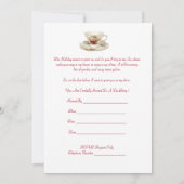 ヴィンテージの刺激を受けたな休日のお茶会の招待 招待状 (裏面)