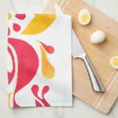 ヴィンテージの刺激を受けたな友情の鳥のふきん キッチンタオル (四つ折り)