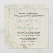 ヴィンテージの刺激を受けたな結婚式招待状 招待状 (正面/裏面)