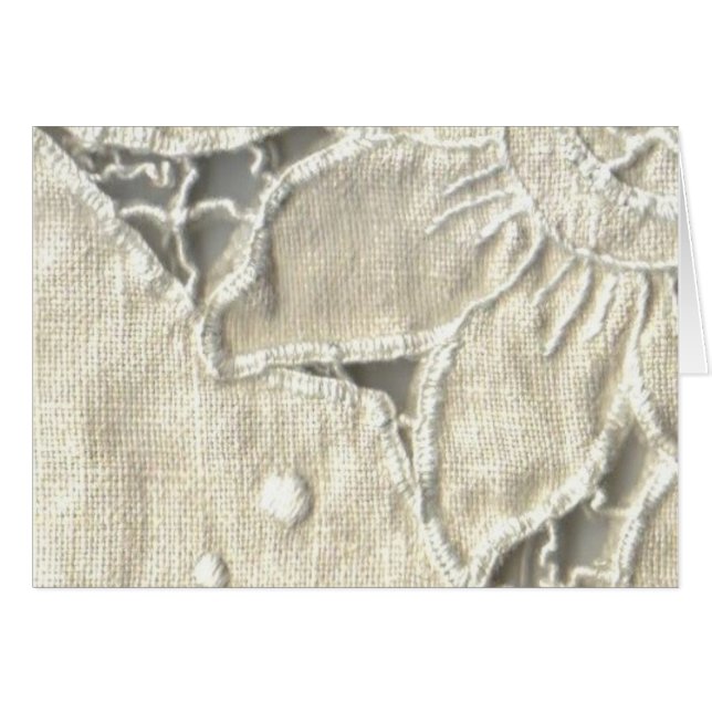 ヴィンテージの刺繍 (正面横)