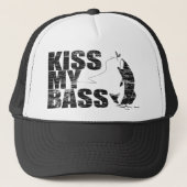 ヴィンテージの動揺してなキス私の低音の帽子 キャップ (正面)