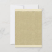 ヴィンテージの動揺してなリネン鳥はノート感謝していしています ノートカード (裏面)