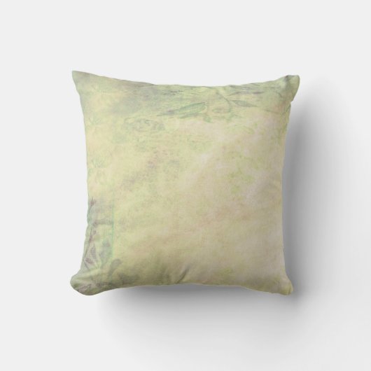 ヴィンテージの動揺してな緑のメロンの枕 クッション (正面)