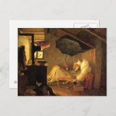 ヴィンテージの動機で貧しい詩人 ポストカード (正面/裏面)